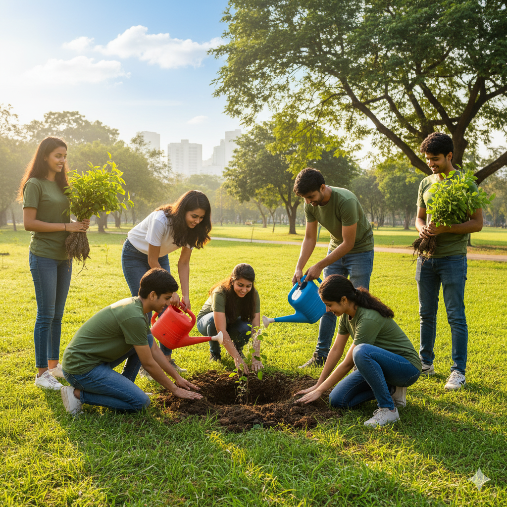 Tree Plantation event by Yuva Sena